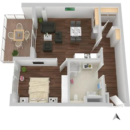 Hafenblick - In Der Hafenresidenz Mit Balkon & Wasserblick Appartement Waren (Mueritz)