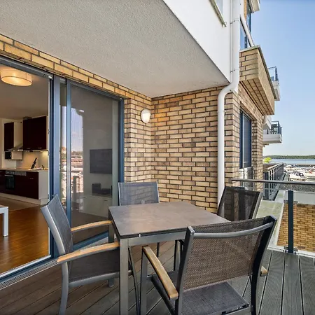 Apartmán Hafenblick - In Der Hafenresidenz Mit Balkon & Wasserblick Waren (Mueritz)