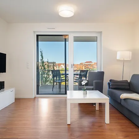 Appartement Hafenblick - In Der Hafenresidenz Mit Balkon & Wasserblick *